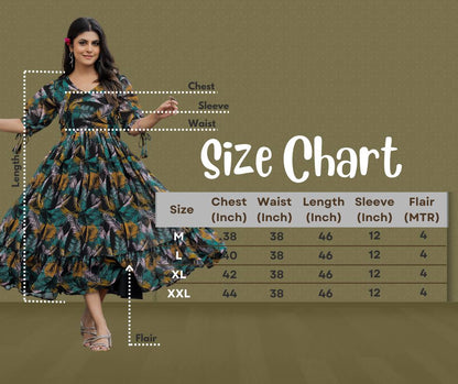 Stylish Georgette Gown – Comfort Meets Style