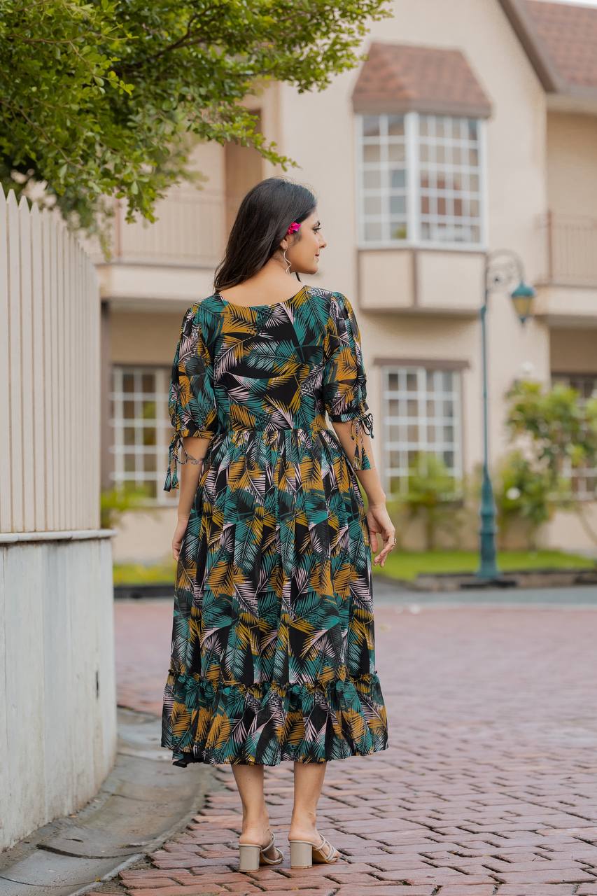 Stylish Georgette Gown – Comfort Meets Style