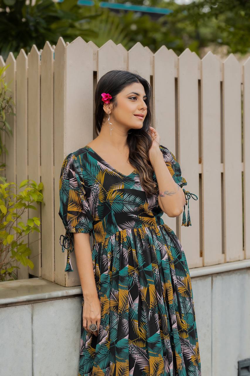 Stylish Georgette Gown – Comfort Meets Style